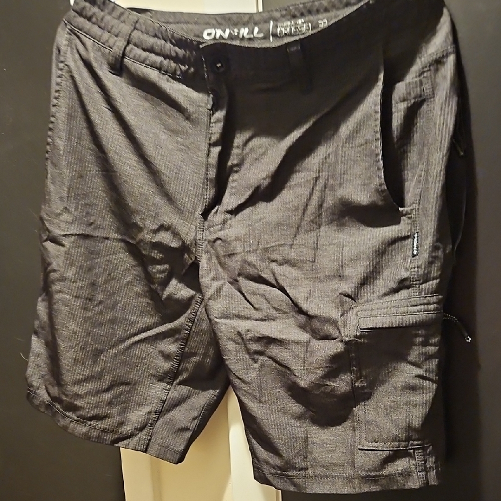 O'Neill Men's Charcoal Cargo Shorts
